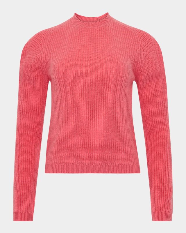 Puff-Sleeve Wool-Cashmere Sweat